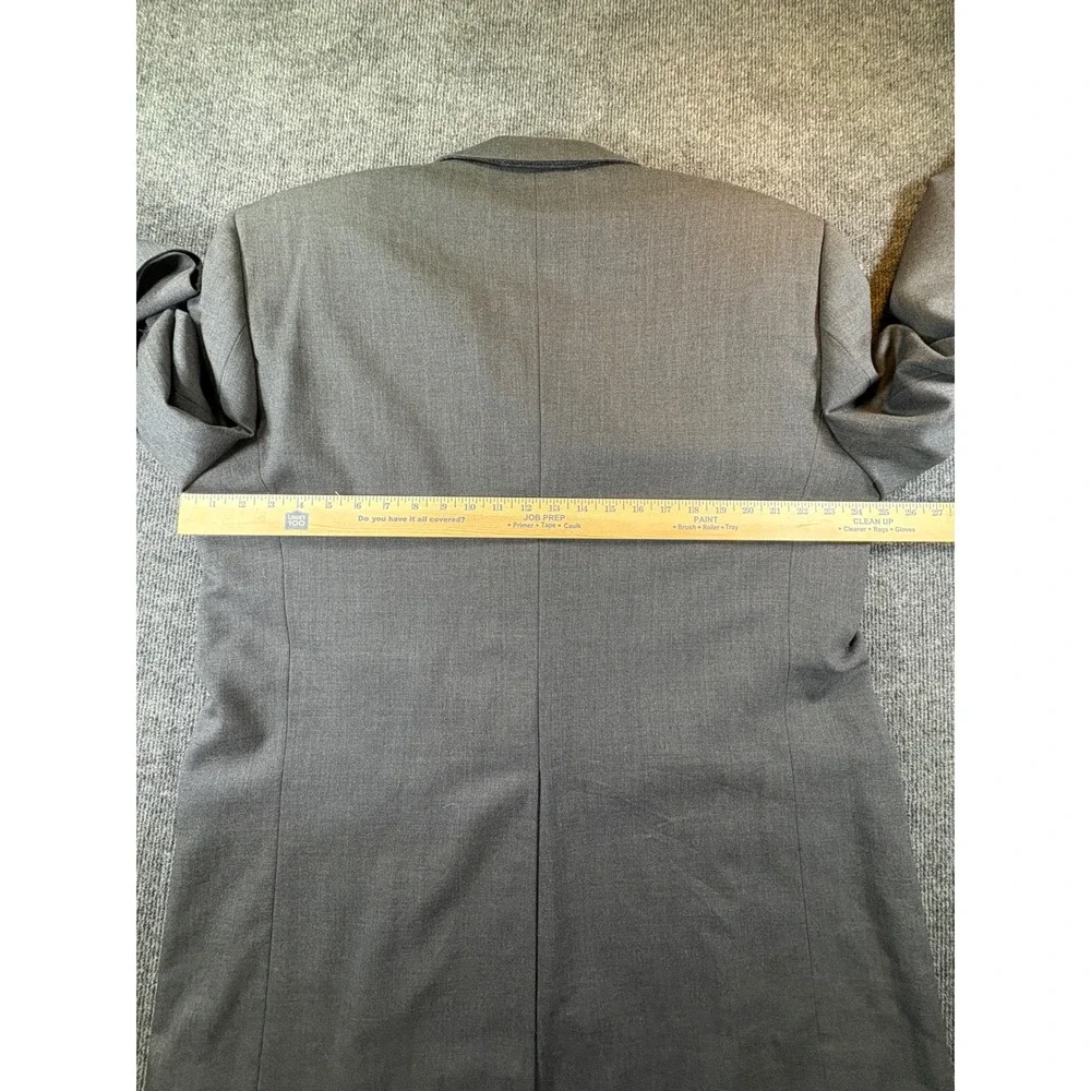 Joseph & Feiss International Trio Mens Grey 2 Button Suit Set Blazer Pants 48R